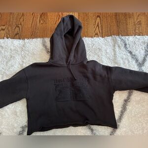 Levi’s Black Cropped Hoodie